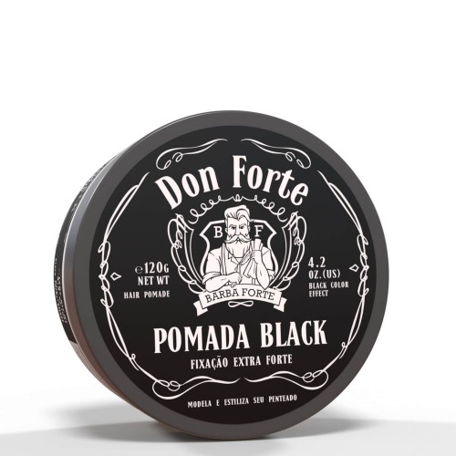 Pomada Modeladora Barba e Cabelo Black Don Forte Barba Forte 120g