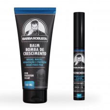 Balm Para Barba + Preenchedor de Barba e Escurecedor - Barba Robusta