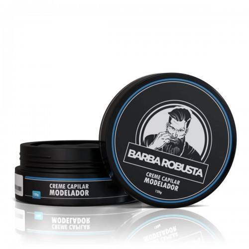 Pomada Cera Modeladora Barba Robusta  - Creme Capilar 120g