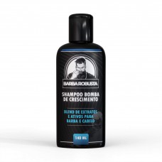 Shampoo para Barba e Cabelo Bomba de Crescimento - Barba Robusta 140ml