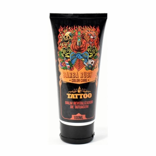 Balm Para Barba Revitalizador Tatoo Tatuagem - Barba Rubra