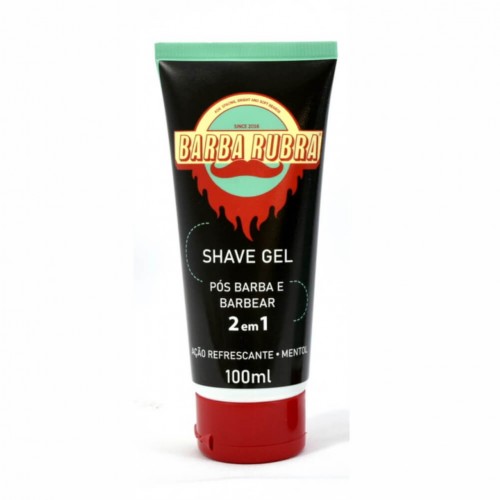 Shave Gel pós Barba e Barbear 2×1 100ml - Barba Rubra 