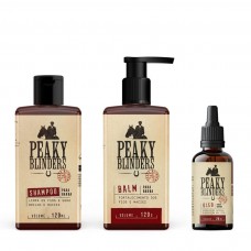 Kit para Barba Shampoo Balm Óleo Para Barba Don Alcides Peaky Blinders