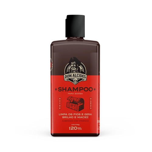 Shampoo para Barba Don Alcides Barba Negra 120ml