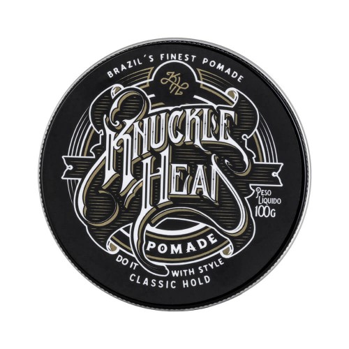 Pomada Modeladora de Cabelo Knucklehead Classic Hold Efeito Molhado 100g