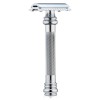 Aparelho De Barbear - Safety Razor Merkur 38C Hd Long Handle Barber Pole