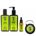 Kit Para Barba - Shampoo + Balm + Óleo e Pomada Modeladora Cabelo - Muchacho Citric