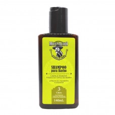 Shampoo Para Barba Muchacho Citric - Limpa E Hidrata A Barba 140ml