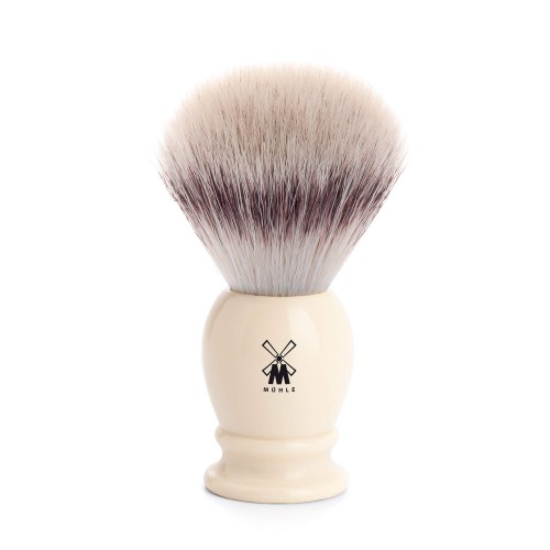 Pincel de Barbear Muhle Classic 33 K 257 Sintético Silvertip Fibre