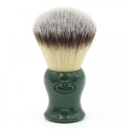 Pincel De Barbear Omega Fibras Sintéticas Hi-Brush 46905 Efeito Texugo