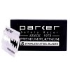 Lâminas De Barbear Parker Premium Platinum - Estojo Com 5un
