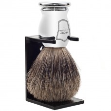 Pincel De Barbear Parker Texugo Puro CHPB Com Suporte Pure Badger