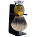 Pincel De Barbear Parker Texugo Puro HHPB Com Suporte Pure Badger