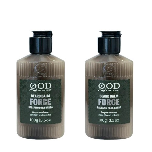 Balm Para Barba Fortalecedor - Beard Balm Force QOD Barber Shop 100g - 2un