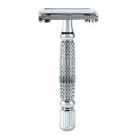 Aparelho De Barbear - Safety Razor Rockwell R1 Butterfly WHITE CHROME