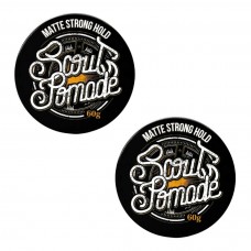 Pomada Modeladora Scout Pomade 60g Matte Fixação Forte - 2 unidades