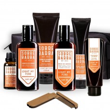 Kit Para Barba Sobrebarba Completo Light My Fire + Pente e Necessaire