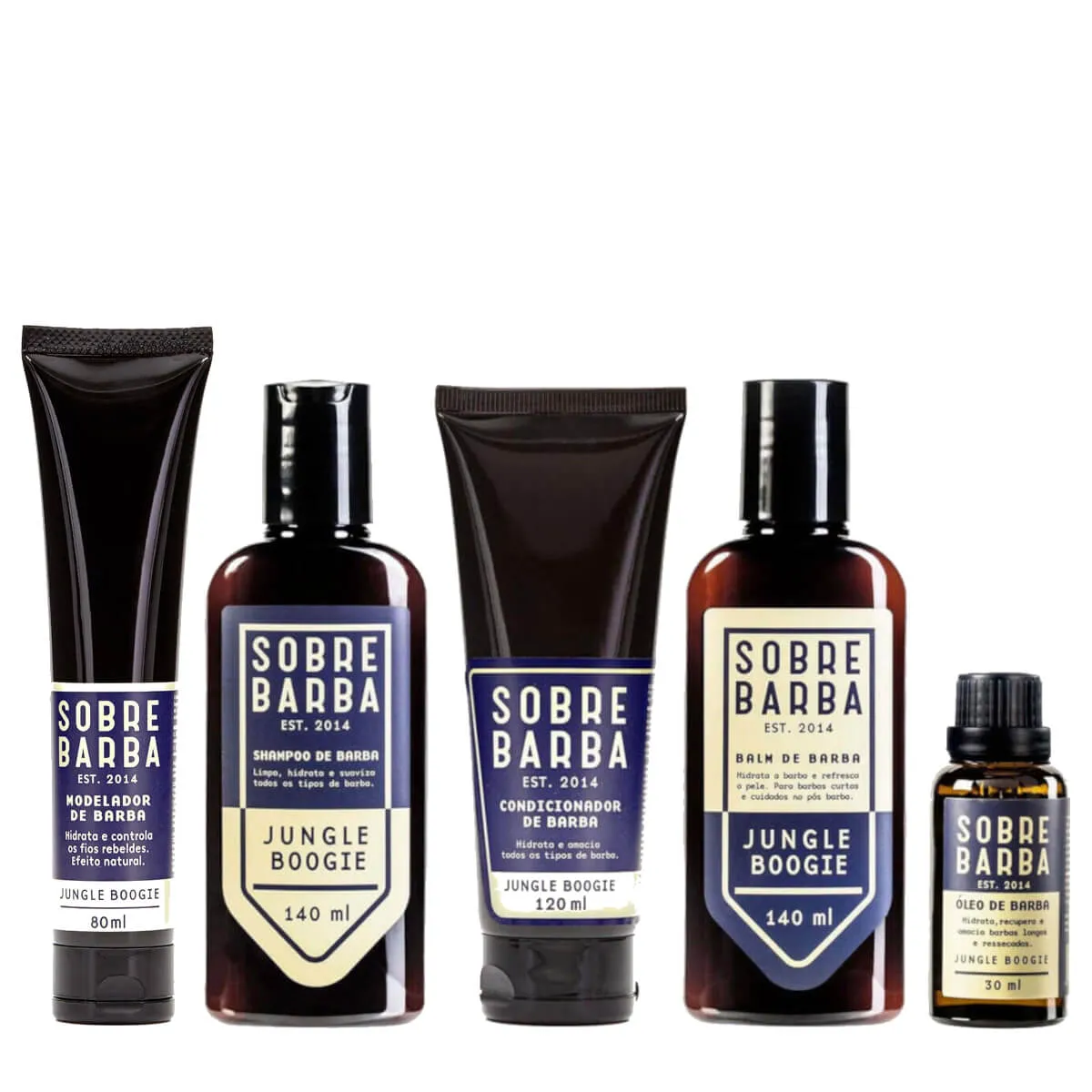 Kit Completo para Barba SOBREBARBA Shampoo Balm