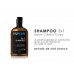 Kit para Cabelo Human - Shampoo 3 em 1 + Balm Hidratante + Pomada Modeladora